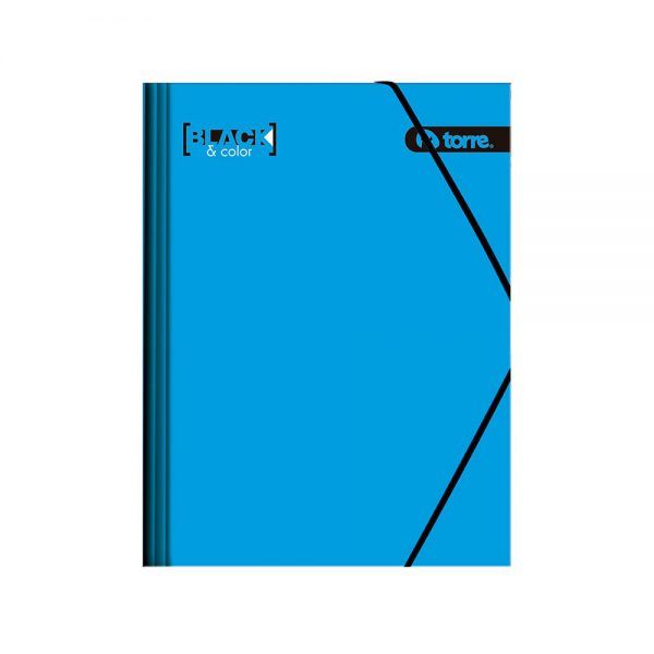 CARPETA CARTON TORRE BLACK & COLORS