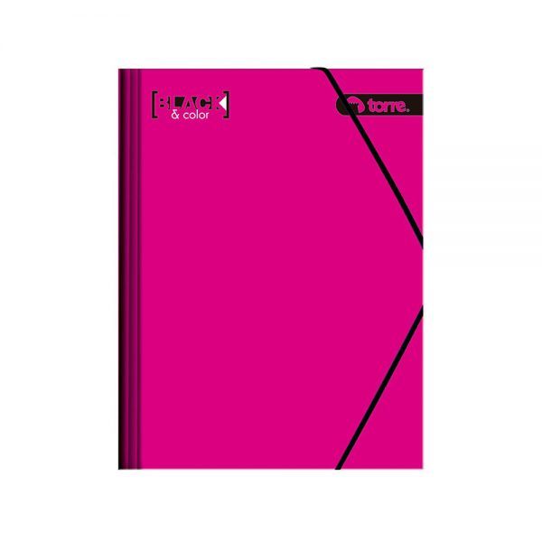 CARPETA CARTON TORRE BLACK & COLORS