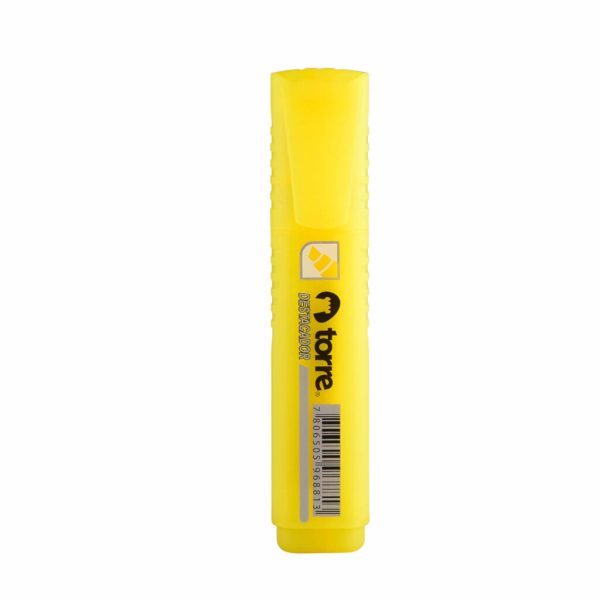 DESTACADOR PTA BISELADA PLANO AMARILLO TORRE