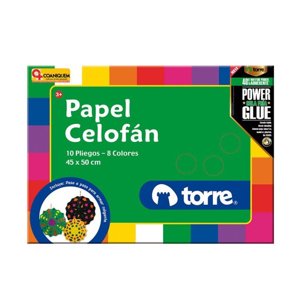 BOLSON PAPEL CELOFAN TORRE IMAGIA