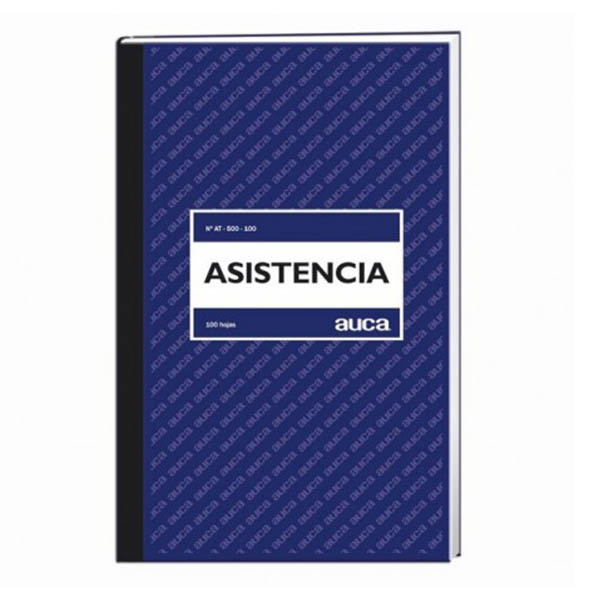 LIBRO ASISTENCIA AUCA 100 HJS