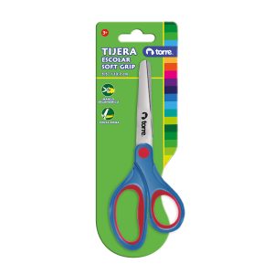 TIJERA  ESCOLAR SOFT GRIP   5,5"  TORRE