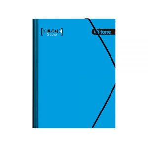 CARPETA CARTON TORRE BLACK & COLORS