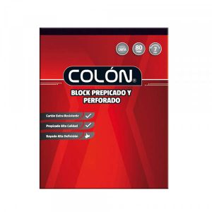 BLOCK COLON CARTA MAT 7MM BC-32/80