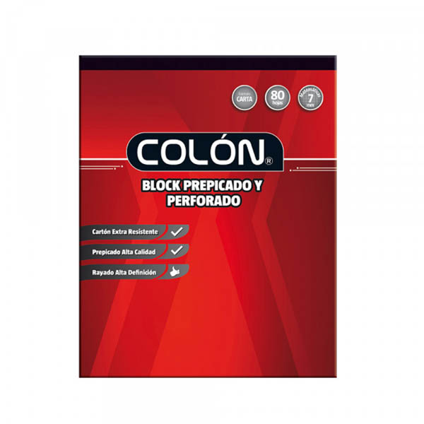 BLOCK COLON CARTA MAT 7MM BC-32/80
