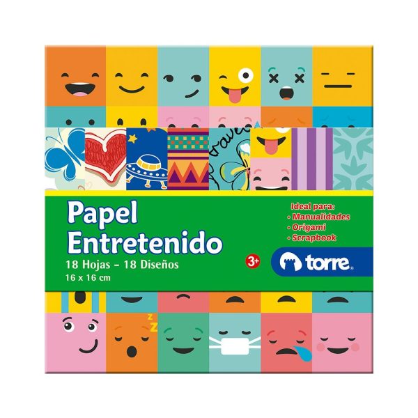 FAJO 16X16 CMS. PAPEL ENTRETENIDO 18 HJS