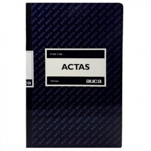 LIBRO ACTAS AUCA 400 HJS