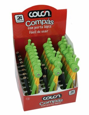 COMPÁS CON PORTALÁPIZ (BOX) COLON
