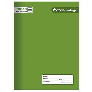 CUAD. COLLEGE TORRE LISO CAL HORZ. 100H
