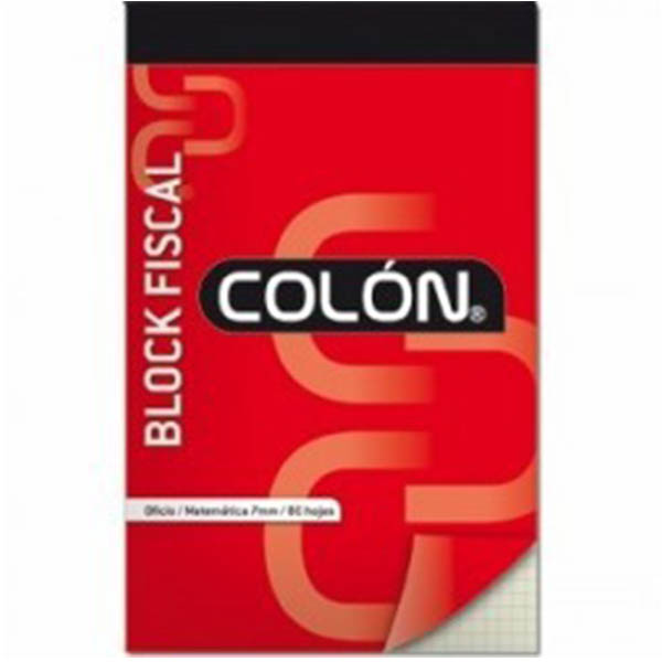 BLOCK COLON FISCAL OFICIO MAT-7MM 80 HJS