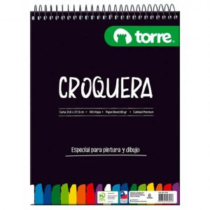 CROQUERA 21.6 x 27.9  CARTA TORRE IMAGIA