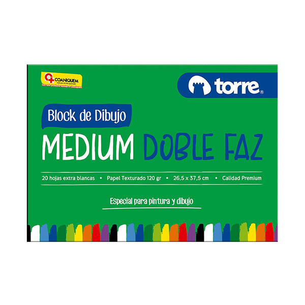BLOCK DIBUJO M-99 DOBLE FAZ TORRE IMAGIA