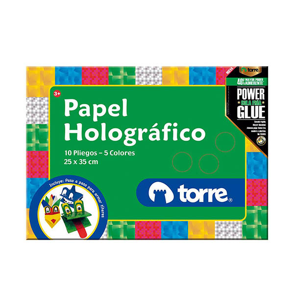 BOLSON PAPEL HOLOGRAFICO TORRE IMAGIA