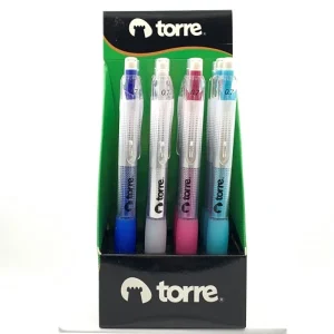 PORTAMINAS 0,7MM MIX COLORES TORRE