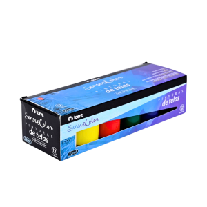 PINTURA PARA TELAS 12 COLORES