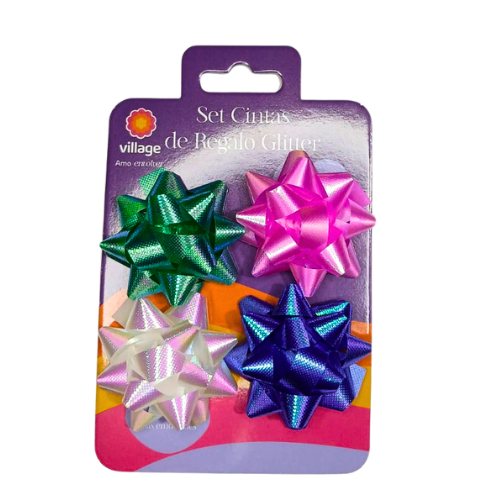 SET 4 CINTAS PEQUEÑA PRO VILLAGE